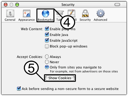 how to clear cache and cookies